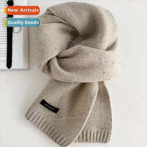 Australias 100% pure wool colorful solid color scarf Korean
