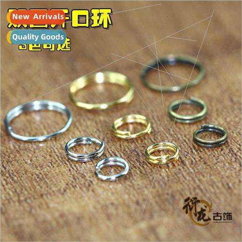 DIY jewelry accessories materials double ring open ring ZAKK