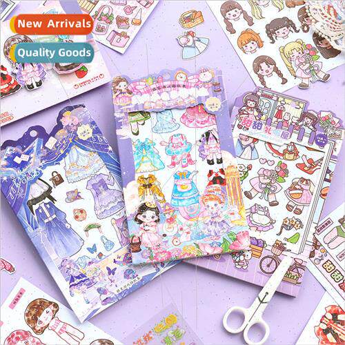 Glitter Stickers Variety Wardrobe Handbook Stickers Girl Hea