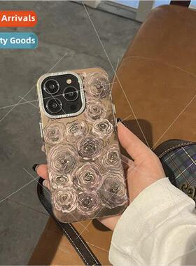 INS light luxury champagne gold rose 适用 iPhone 15 men and