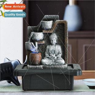 New Chinese Buddha statue running water fountain 适用tune de