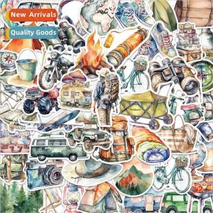 outdoor INS graffiti stickers dec personalized watercolor