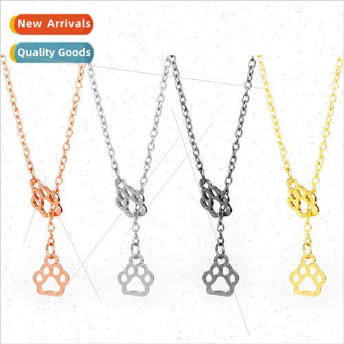 Korea new accessories ins fashion exquisite cute dog cat paw