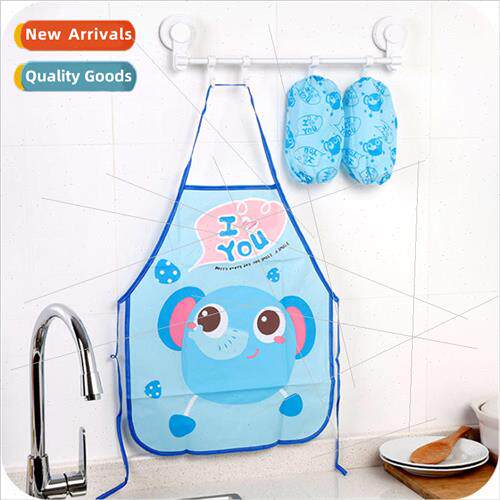 Creative childrens apron sleeves kitchen Home daily necessit