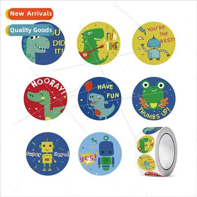 Elementary school students inspirational stickers cute anima