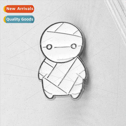 Mummy brooch female ins cartoon cute Japanese anti-travel bu