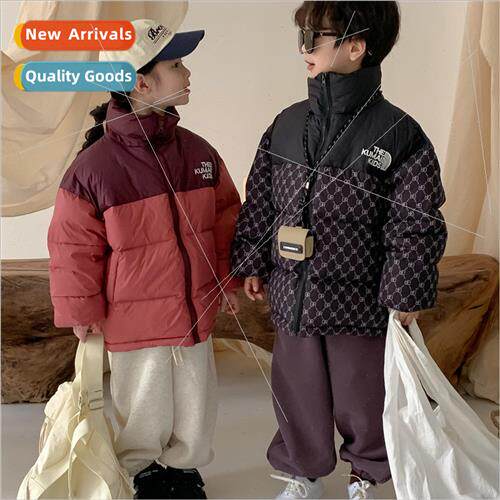 Childrens down jacket 2023 winter section boys and girls Kor