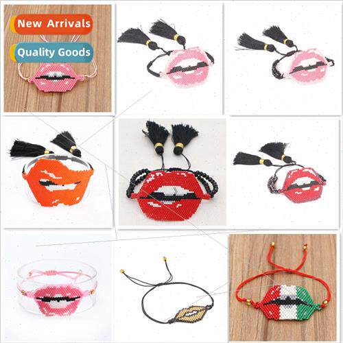 Bohemian Style Womens mexico ps Tassel Rice Beads Handmade K