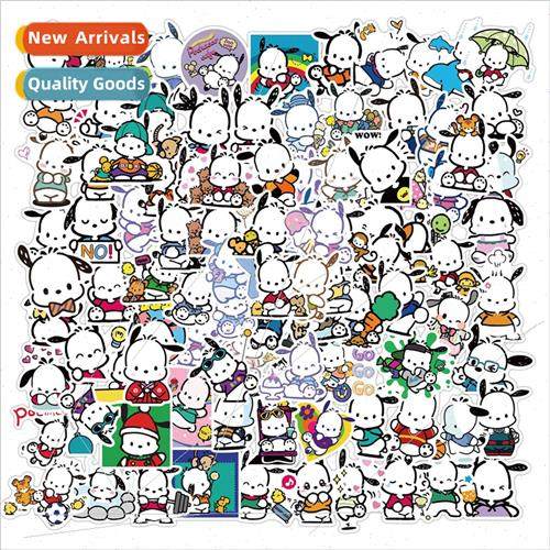 100 cute cartoon Pacha Dog graffiti stickers personalized de