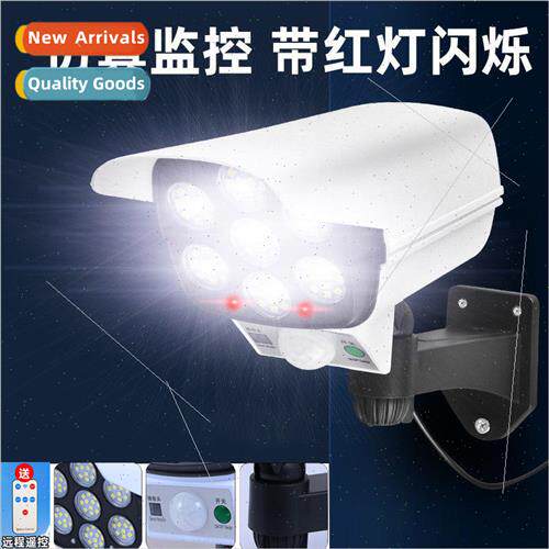 Solar surveillance light simulation camera set light home li