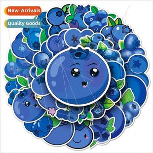 blueberry waterproof cartoon stickers fruit