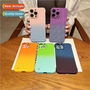 gradient bezel Apple thin case 14promax phone 适用 less