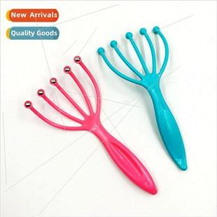 massager Roller the claws meridian unclog scalp Five ball