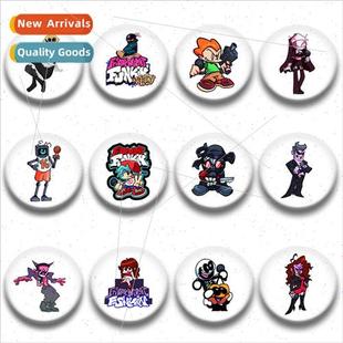 Game Badge Friday Backpack Funkin Funk Bal ght