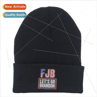 US Election Knit Hat Let`s Go Brandon Adult Men Women Brimle