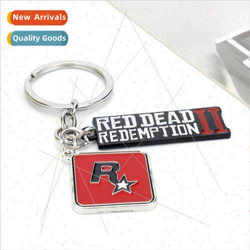 Game  wilderness dart letter keychain car bag tag alloy key