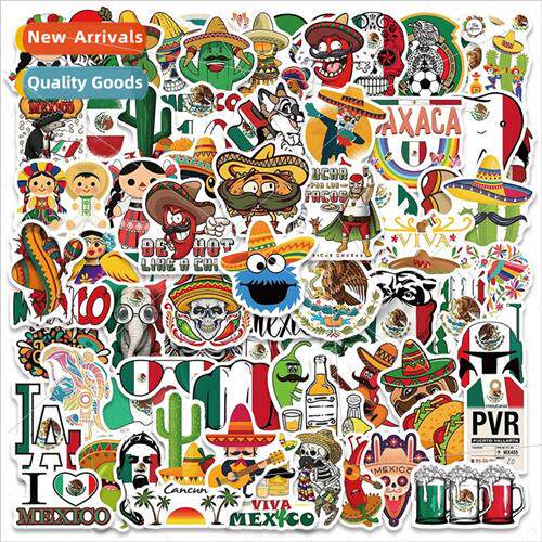 120 new Mexican  graffiti stickers luggage cell phone case l