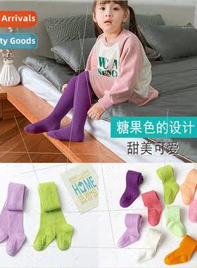 an spring and autumn new combed cotton childrens pantyhose c