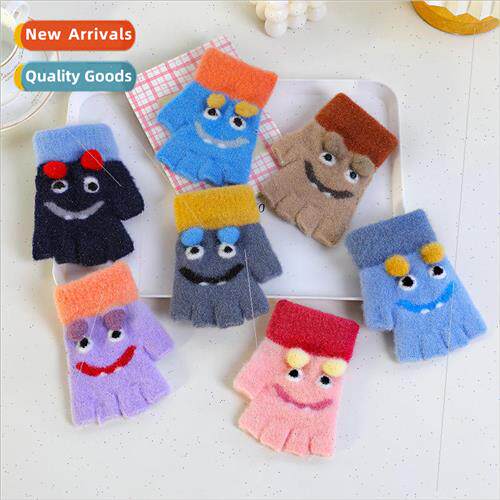 Middle and large children student gloves cute cartoon boys a