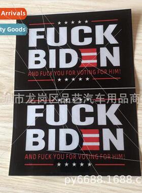 Biden BIDEN vinyl car stickers pulling PET reflective person