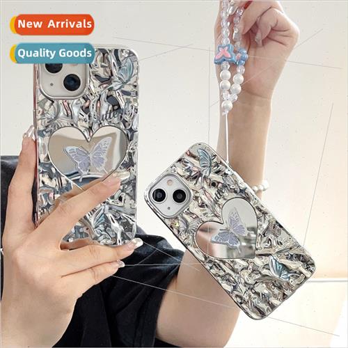 Premium plating love mirror butterfly 适用 iPhone 13/14 phon