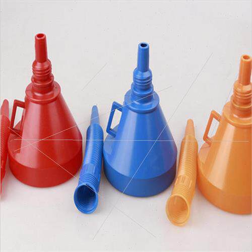 Thickened colorful with filter gas funnel car emergency trav