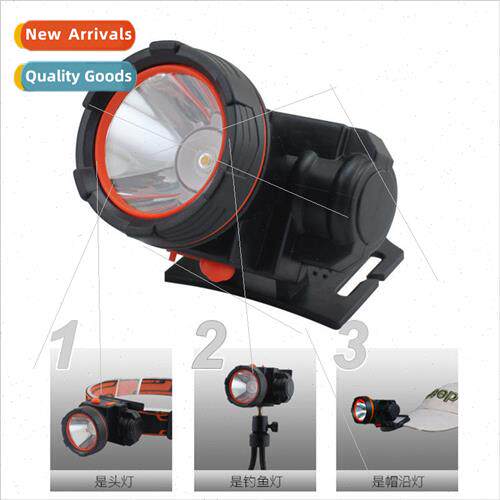 outdoor mini rechargeable headlamp strong light long-distanc