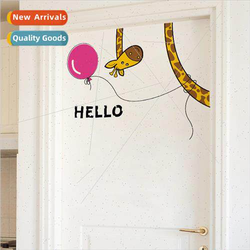 New XH3214 naughty giraffe bedroom living room corridor back