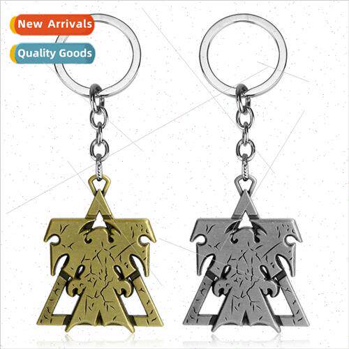 Game  human logo alloy keychain pendant fashion car keychain