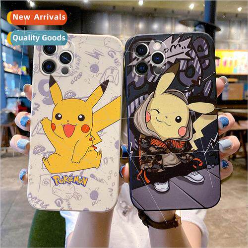 适用 iphone12promax liquid phone case apple 11 cartoon side