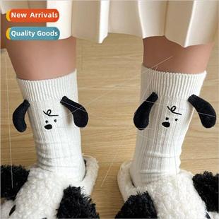 socks female fall Three winter doll and cartoon dimensional