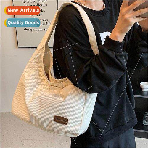 Yankee striped velvet bag female 2022 new fall and winter re
