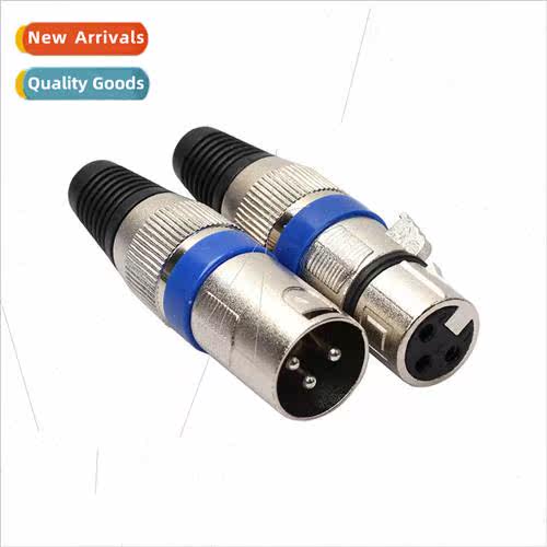 Zinc alloy shell color ringLarge three-pole balanced XLR XLR