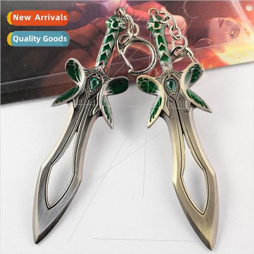 New DOTA2 Butterfly Weapon Keychain the butterflySword Decor