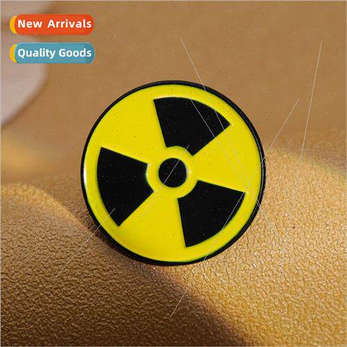 Creative Radioactive Radiation  Badge Backpack Jeans Fashion