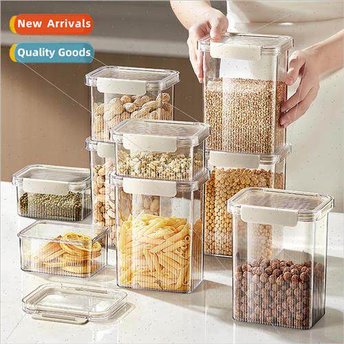 ght luxury sealing jars grains and cereals organizer transpa