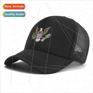 flag outdoor spring hat net sun American summer and new 2023