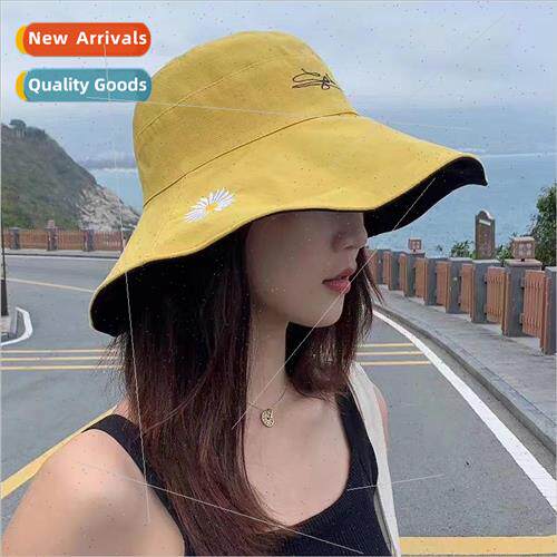 Small daisy fisherman hat female summer sunscreen sun hat Ko