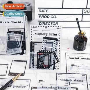 Sticker Pack Vintage Memory Series Film Transparen Border