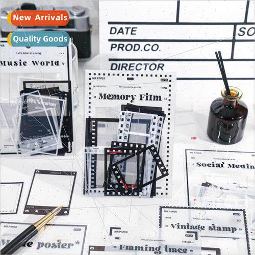fe Border Series Sticker Pack Vintage Film Memory Transparen