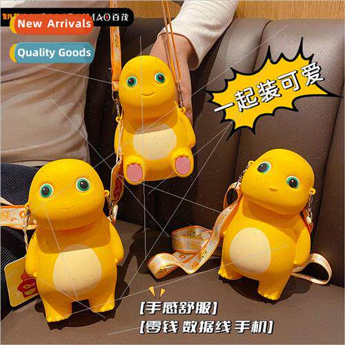 milk dragon shoulder crossbody bag cute childrens silicone s