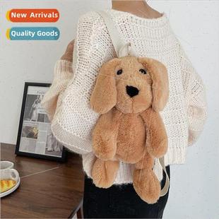 Plush puppy bag female new cute parent-child shoulder bag ch