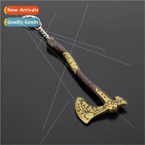 Game Props Quintus Leviathan Axe Keychain God of War 4 God o