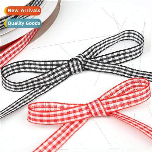 Plaid ribbon ribbon handmade diy ribbon earrings earrings ma