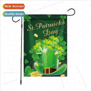 Shamrock Garden Flag New Decoration Festival Patio Ban Irish