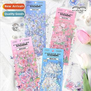 Butterfly Love Flower PET terary Pack Series Stampin Sticker