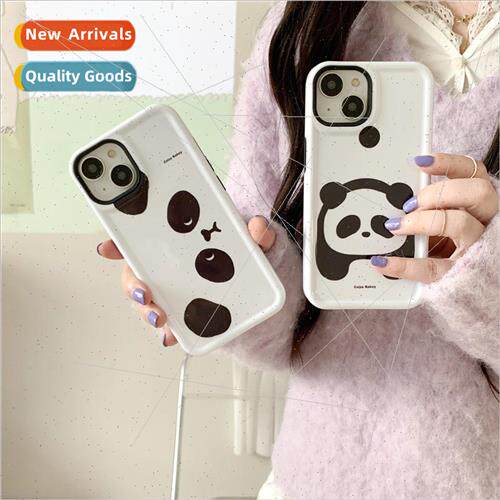 Funny cute little panda 适用 iPhone 14 couple 15ProMax case