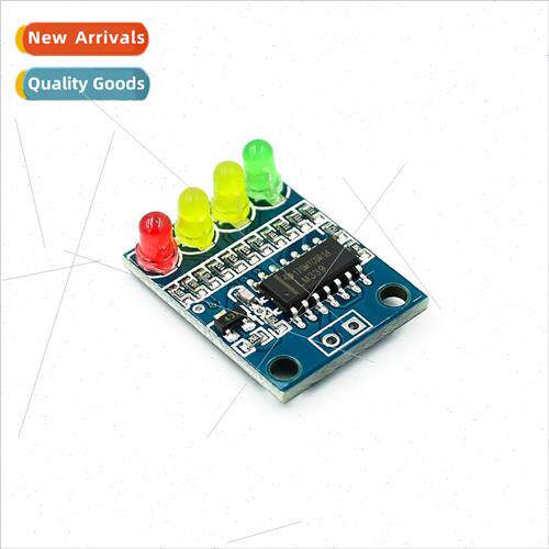 12V battery 4-segment power indicator module On-board 4-digi