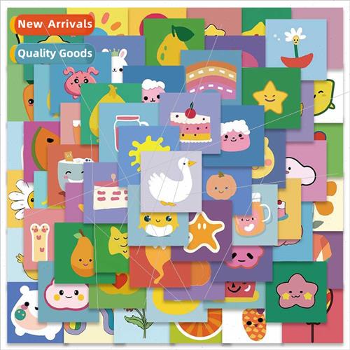 62 cute cartoon children sketch doodle stickers luggage lapt