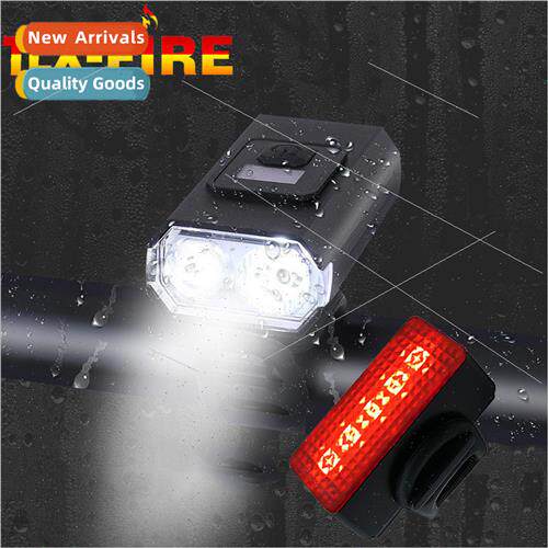 Far and near light bike light USB charging night cycling bik